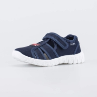 421126-11 т.син туфли летние дошкольная Текстиль