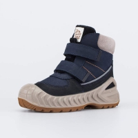 652230-51 синий ботинки школьная Нат. кожа